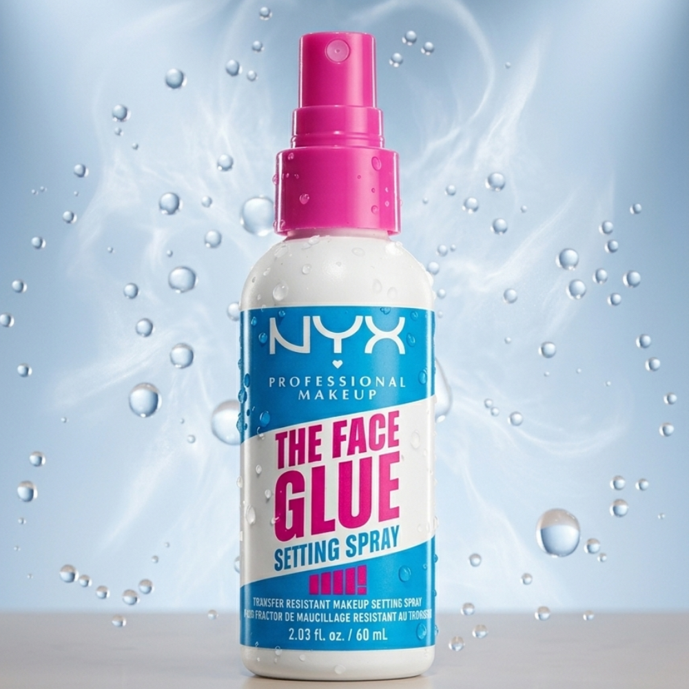 NYX The Face Glue Gripping Setting Spray | Long-Lasting Makeup Hold (60ml)
