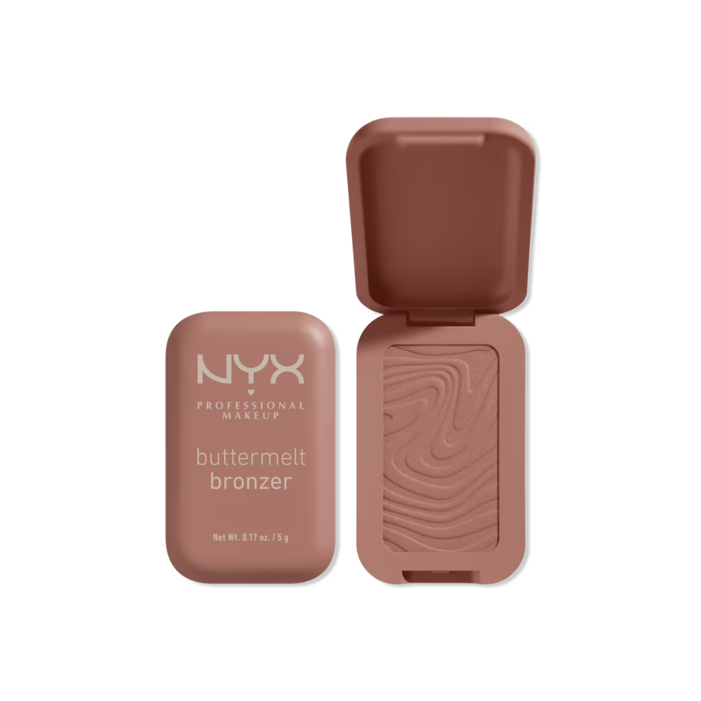 NYX Buttermelt Pressed Powder Bronzer | Natural Sun-Kissed Bronze Finish