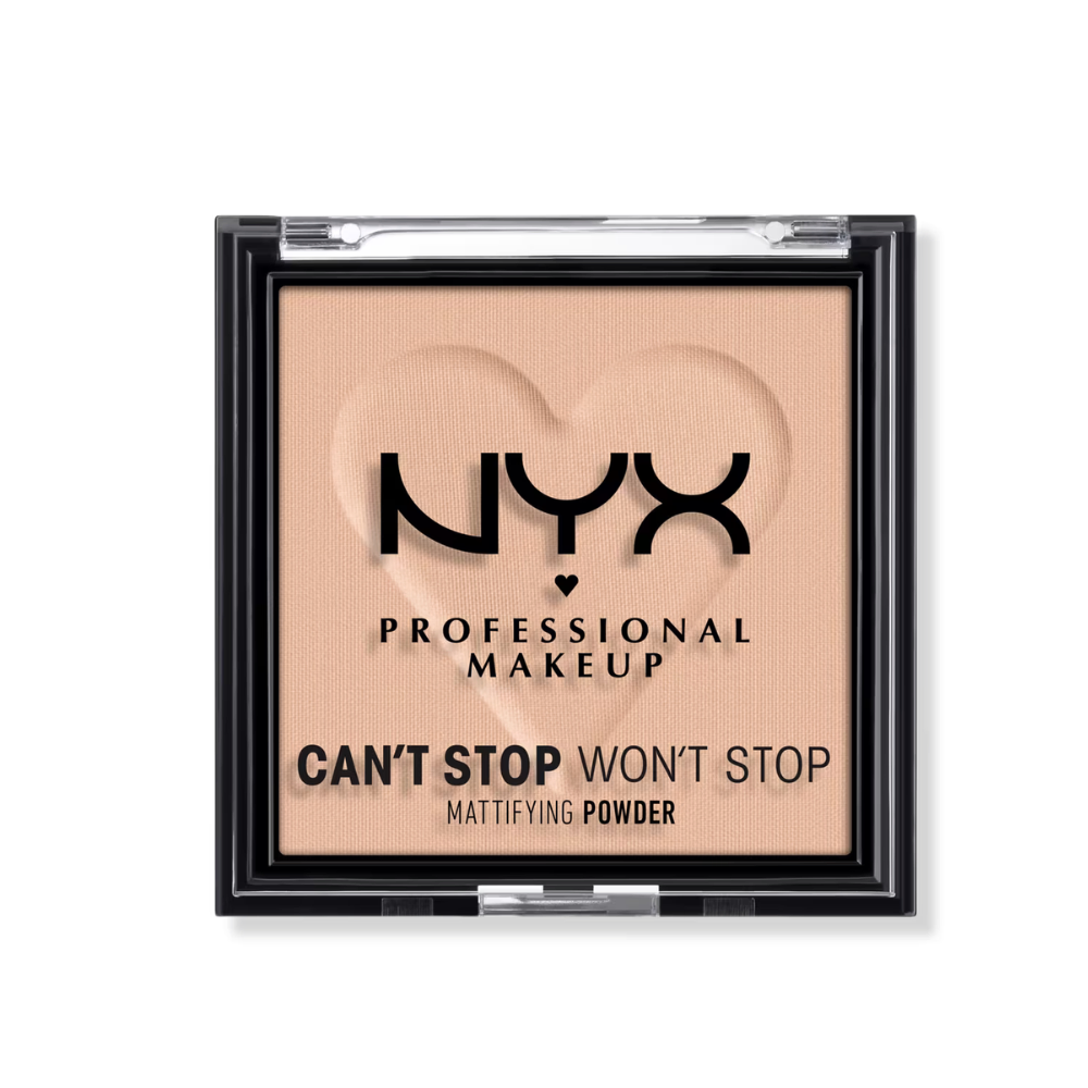 NYX Can't Stop Won't Stop All Day Mattifying Powder | Shine-Control Matte Finish