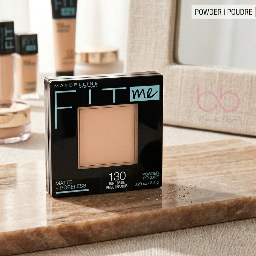  Maybelline Fit Me Matte + Poreless Powder | Smooth Matte Finish & Pore-Blurring Coverage