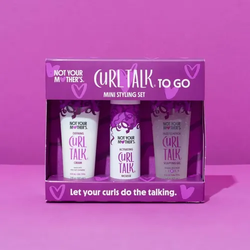 Not Your Mothers Curl Talk To-Go Mini Styling Kit | Travel-Size Curl Care Essentials