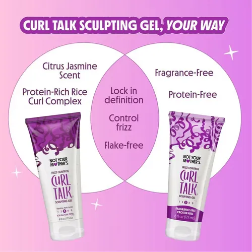 Not Your Mother's Curl Talk Fragrance & Protein Free Sculpting Gel | Frizz Control Curl Gel
