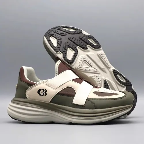 Men's Spring and Autumn New Slip-On Outdoor Casual Shoes Plaid Thick Sole Cushioning Heightening Light Commuter Sneakers