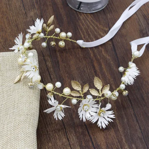 Daisy Flower Wedding Headpiece