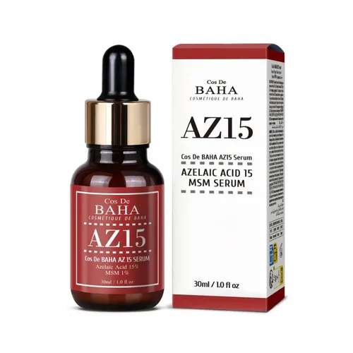 Cos De baha Azelaic Acid 15% MSM 1% (AZ15) Serum 30ml