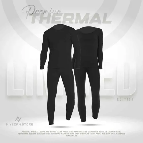 Unisex Thermal 1 Set- Black