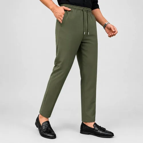 Men's Premium Formal Trouser - Olive