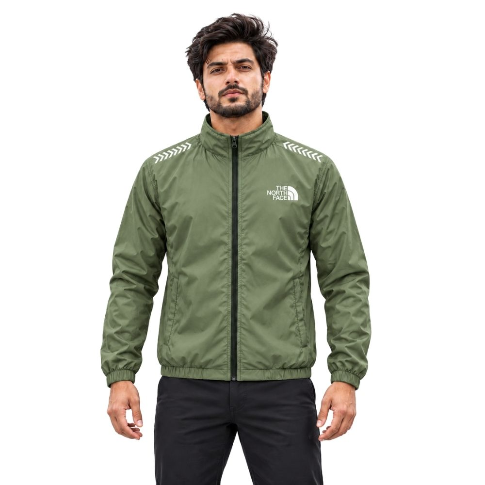 The North Face - Single Layer Windbreaker Without Belly Stitch - Olive