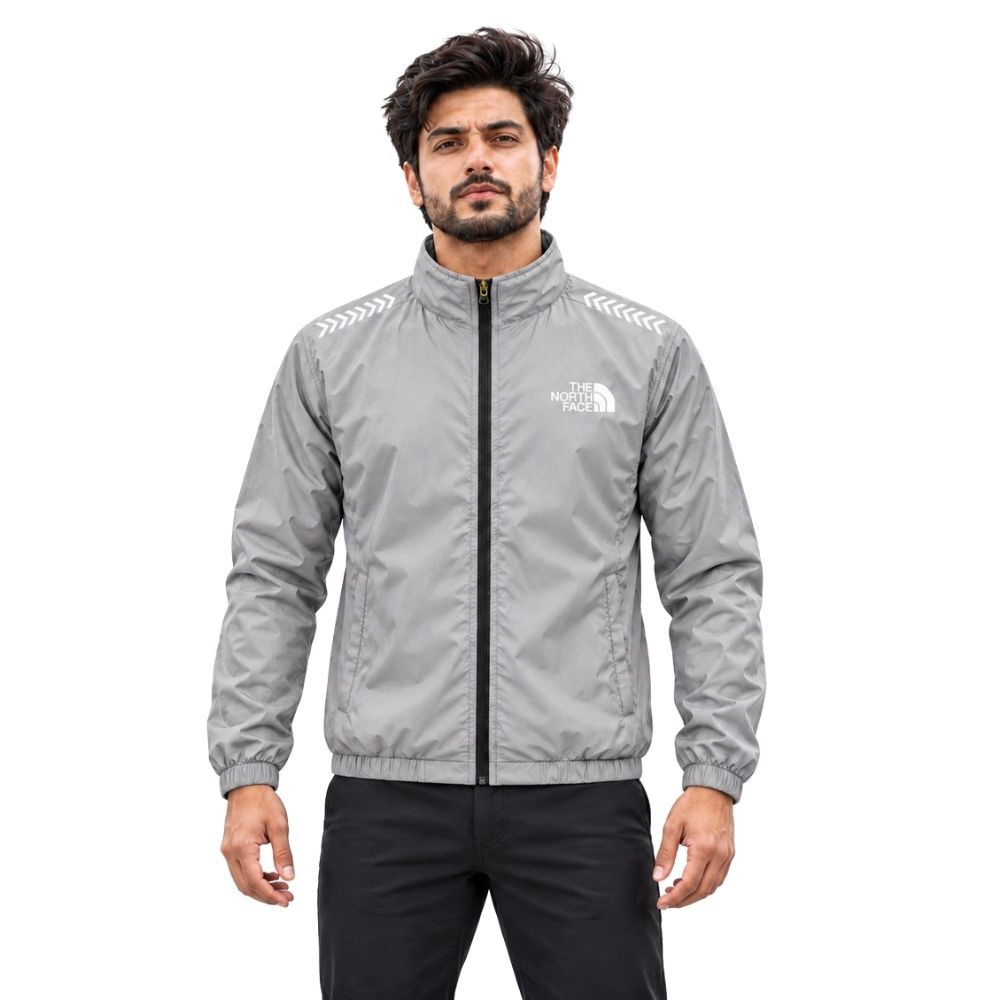The North Face - Single Layer Windbreaker Without Belly Stitch - Ash