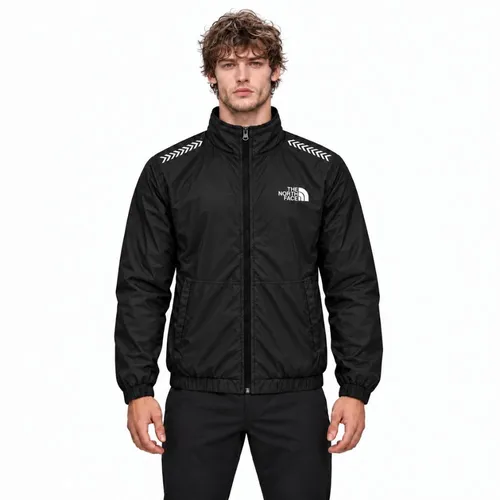 The North Face - Single Layer Windbreaker With Kangaroo Pocket- Black