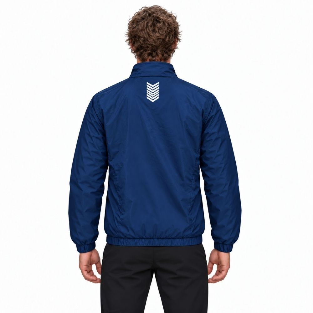 The North Face - Single Layer Windbreaker With Kangaroo Pocket - Navy Blue
