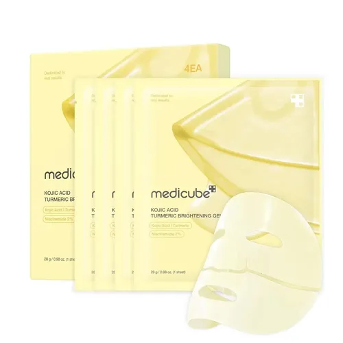 Medicube Kojic Acid Turmeric Brightening Gel Mask – 4pcs