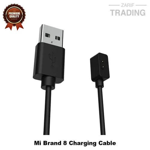 Mi Band 8 Magnetic Charging Cable 2 Pin High Quality USB Charger Cable Dock Bracelet Charger for Mi Band 8 Smart Watch