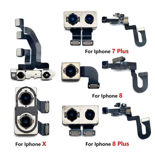 Rear Main Camera Module Flex Cable Replacement for iPhone X / 7 Plus / 8 / 8 Plus – Back & Front Camera Repair Spare Part