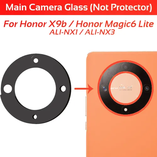 Honor X9a / X9b Camera Main Glass Lens Replacement – Rear Lens Cover Repair Part (RMO-NX1 / ALI-NX1)