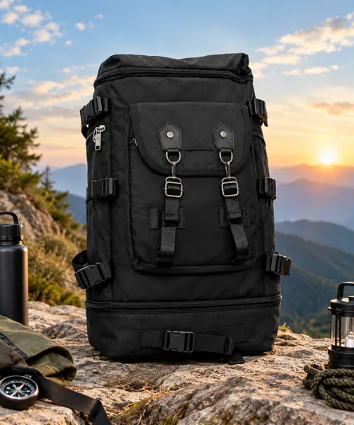 Premium Large-Capacity Backpack-Black