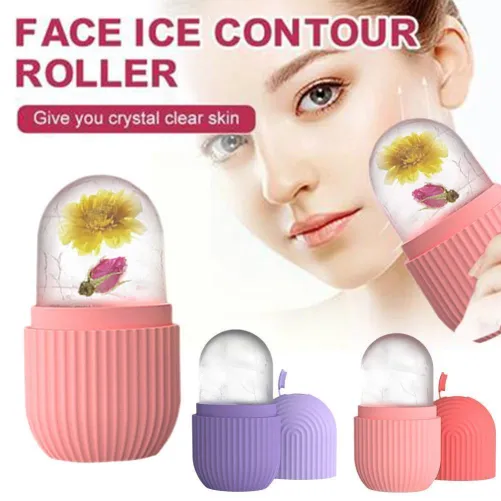 1pcs Ice Roller for Neck, Face & Eyes Massager | For Face and Eye Puffiness Random Colour (P-2160)