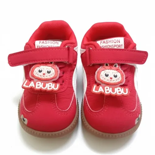 LABUBU Red & White Light-Up Infant Sneakers