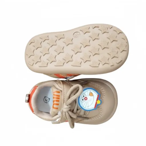 Doraemon Infant Sneakers with Charm for Baby -Beige
