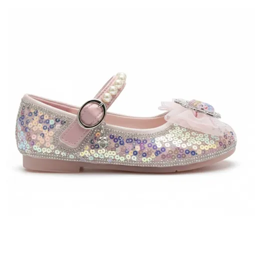 Baby Princess Pink Mary Janes Shoes –Magical Elsa Edition