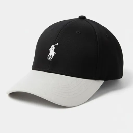 Polo Ralph Lauren Black & White Sports Cap