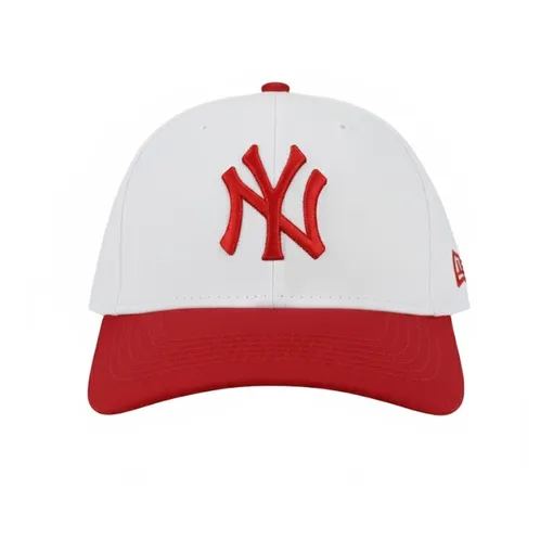 New Era 9FORTY New York Yankees Cap – White & Red Adjustable