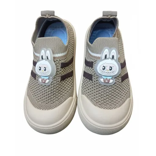 Kids Slip-On Sneakers with Rabbit Patch