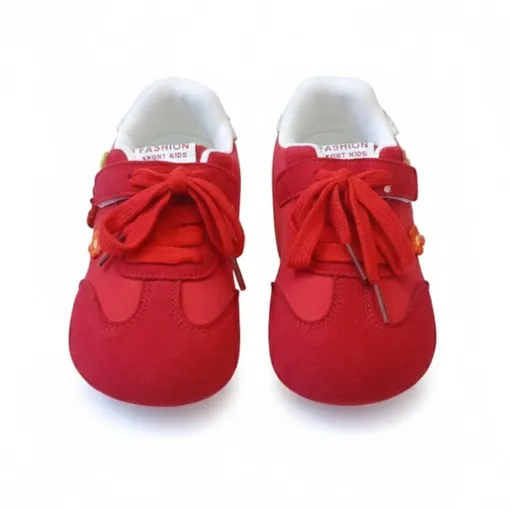 Baby Girls Fashion Sport Sneakers –Red