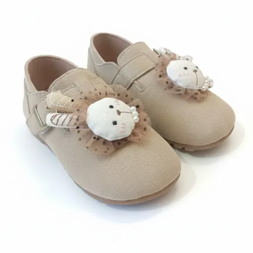 Cute Soft Baby Shoes- Beige 