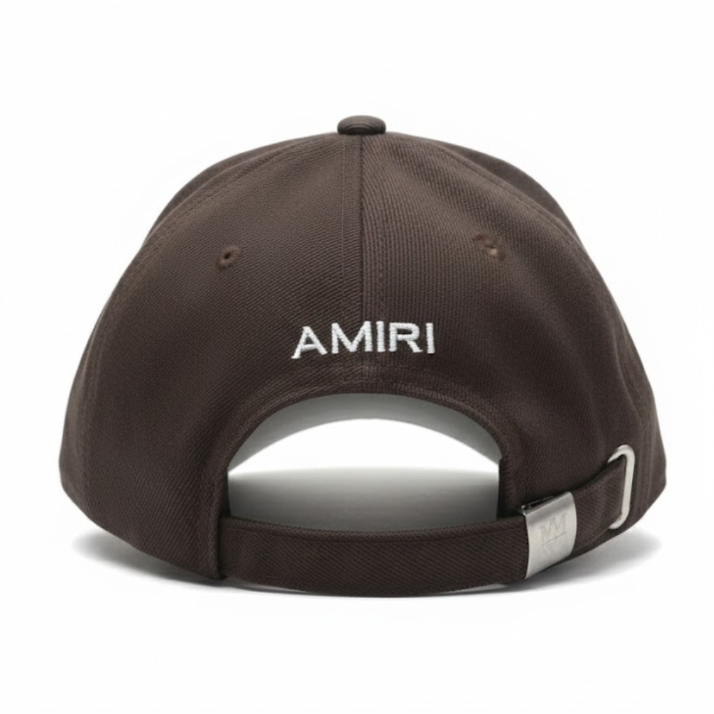 AMIRI Two-Tone MA Outline Cap –Brown & White