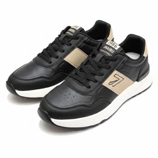 JNAIBU Retro Running Sneakers –Black