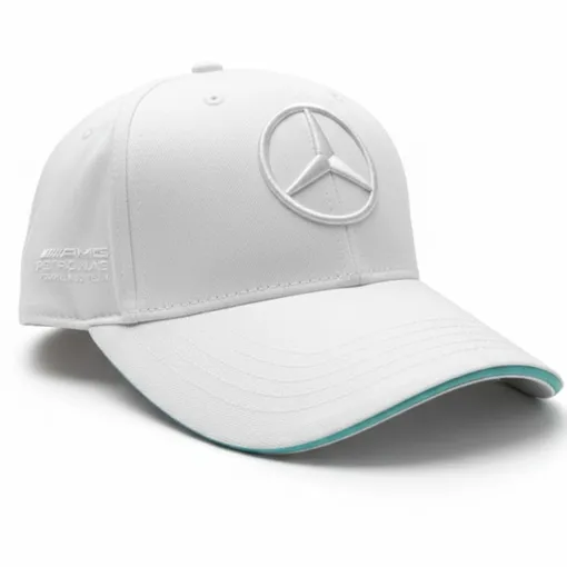 Mercedes-Benz White Cap with Star Logo