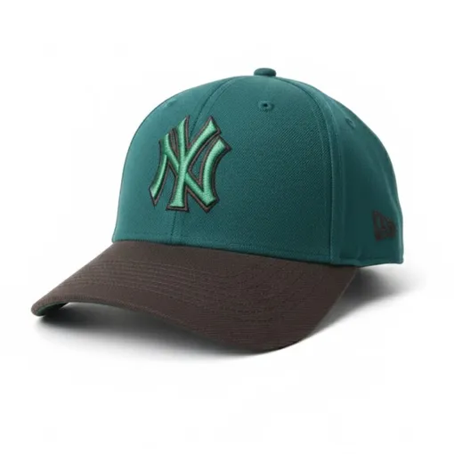 New Era New York Yankees Cap –Forest Green & Brown
