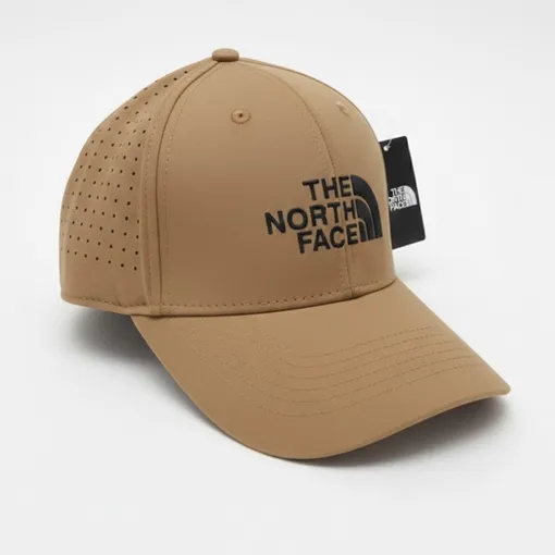 The North Face Recycled ’66 Laser Cut Classic Hat –Beige (Black Logo)