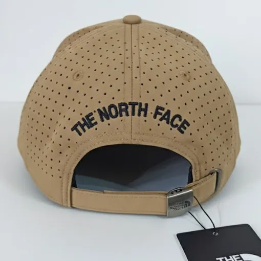 The North Face Recycled ’66 Laser Cut Classic Hat –Beige (Black Logo)