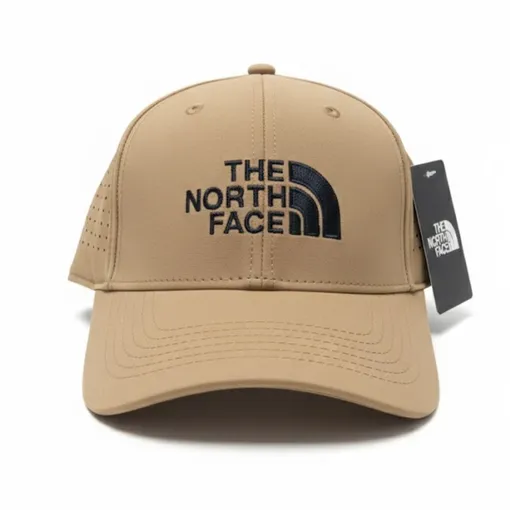 The North Face Recycled ’66 Laser Cut Classic Hat –Beige (Black Logo)