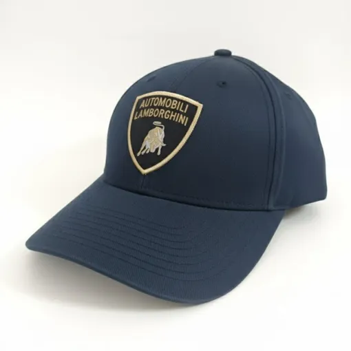 Automobili Lamborghini Basic Shield Cotton Cap – Navy