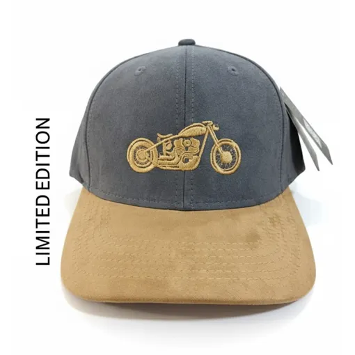 One Trade Bikers Special Edition Suede Cap – Limited Edition Luxury Biker Hat