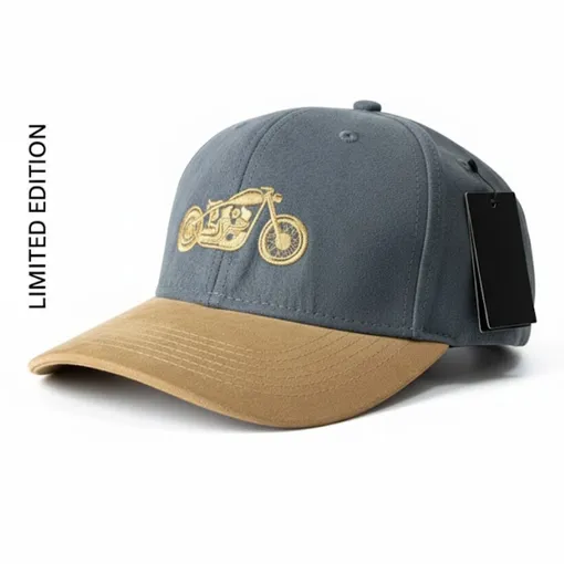 One Trade Bikers Special Edition Suede Cap – Limited Edition Luxury Biker Hat