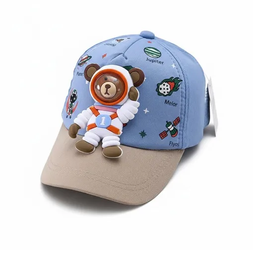 AstroBuddy 3D Bear Kids Cap –(1-8 years)