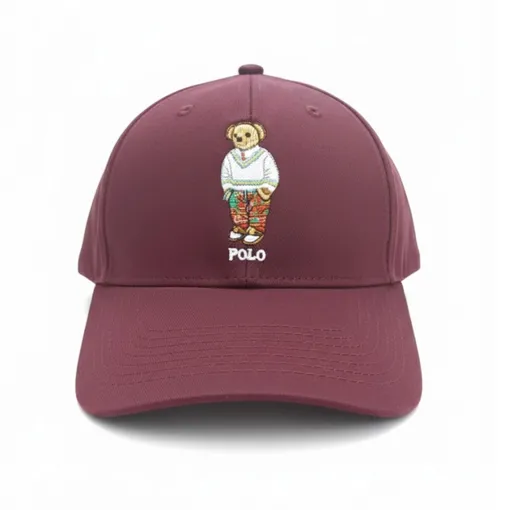 Polo Ralph Lauren Polo Bear Chino Ball Cap –Maroon