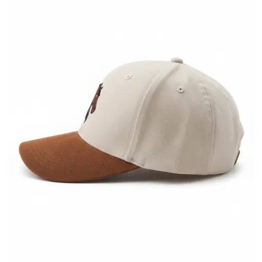 Limited Edition Horse Logo Baseball Cap – Beige & Brown