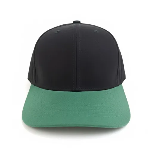Green & Black Faux Suede Baseball Cap – Limited Edition