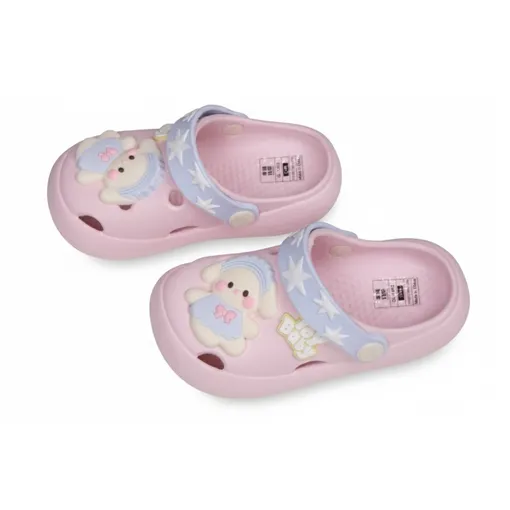 HappyFeet Kids Clogs Shoes -Soft Pink