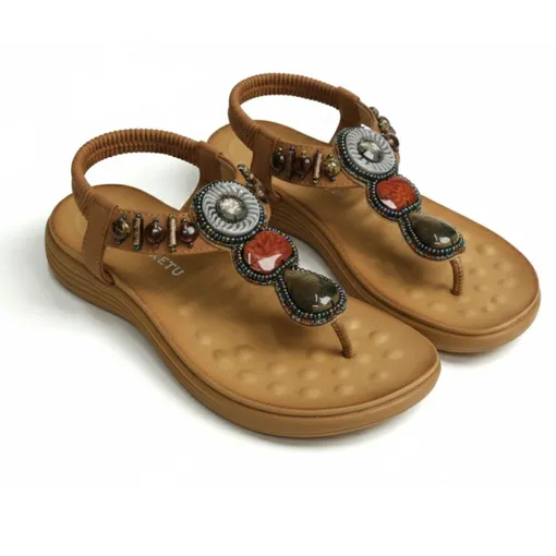 SIKETU Women’s Comfort Sandals -Brown