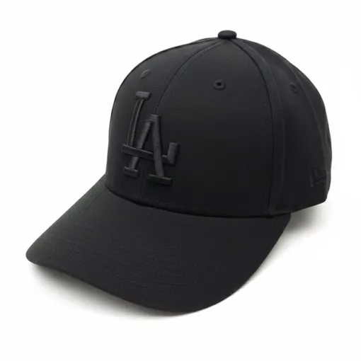 Los Angeles Dodgers Black on Black Adjustable Cap