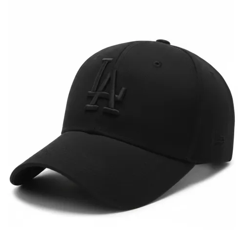 Los Angeles Dodgers Black on Black Adjustable Cap