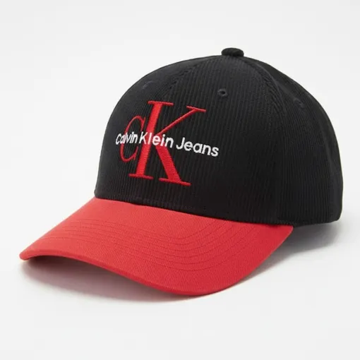 Calvin Klein Jeans Monogram Embroidered Cap – Black Luxury Edition
