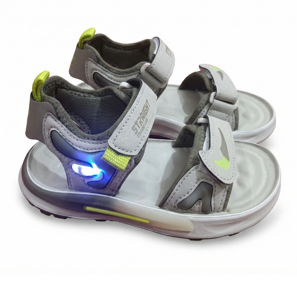 STRAIGHT Kids Comfort Velcro Sandal -olive green