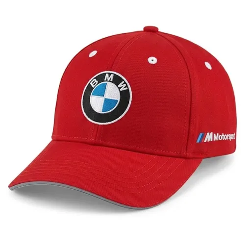 BMW M Motorsport Red Snapback Cap
